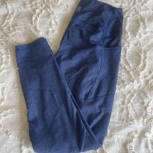 Til You Collapse Denim Heart Booty Legging